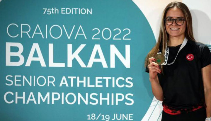 Atletizm Takımı Sporcusu Şilan Ayyıldız Balkan Şampiyonu oldu!
