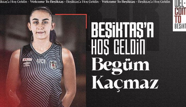 Begüm Kaçmaz resmen Beşiktaş Kadın Voleybol'da!
