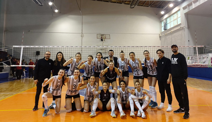 Beşiktaş Ceylan Voleybol takımı deplasmanda galip!
