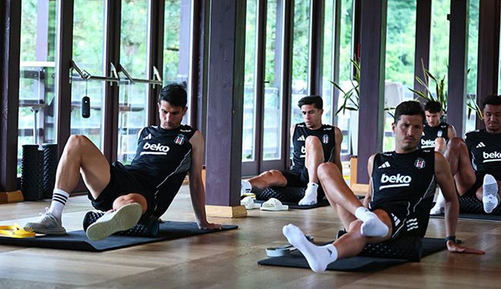 Beşiktaş hazırlıklara salonda devam etti!