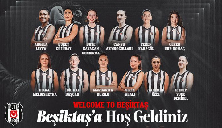 Beşiktaş Kadın Voleybol Takımı, 12 transferi duyurdu!