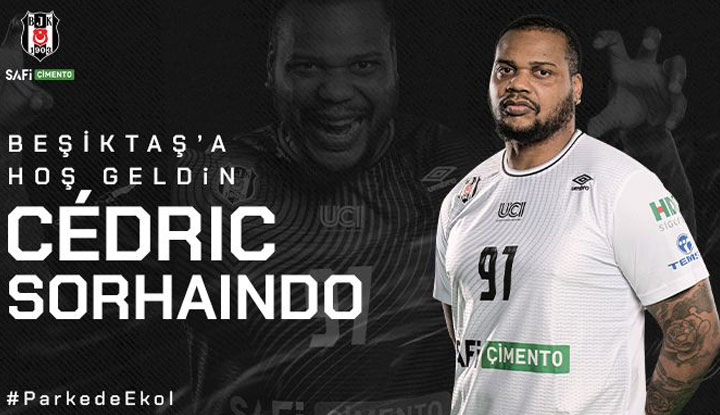 Cedric Sorhaindo resmen Beşiktaş Safi Çimento’da!
