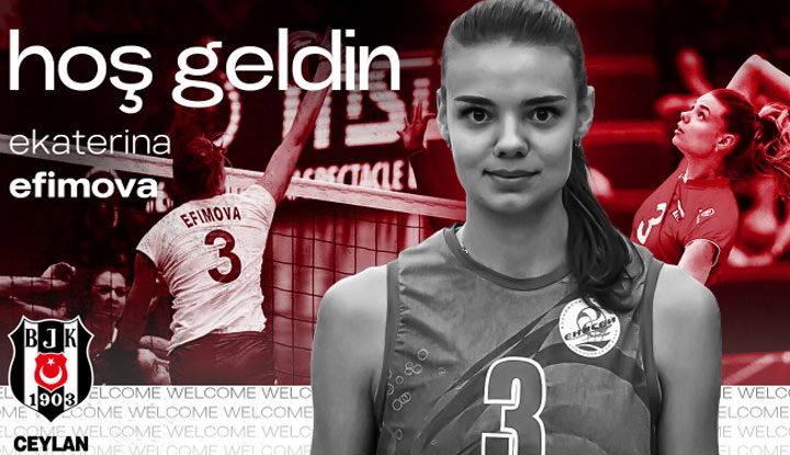 Ekaterina Efimova resmen Beşiktaş Ceylan’da
