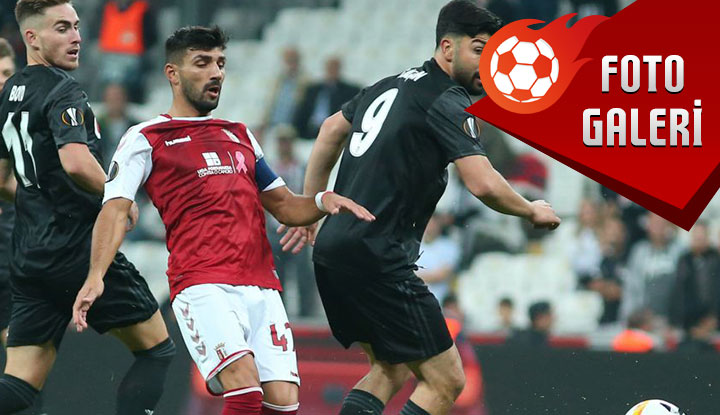Beşiktaş-Braga maçından yansıyanlar....